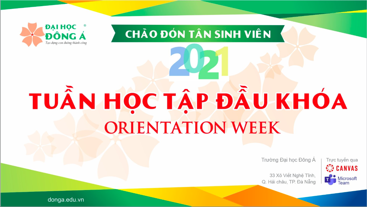 Tuần học tập đầu khóa 2021 tại Đại học Đông Á 02/10/2021 | 164 lượt xem